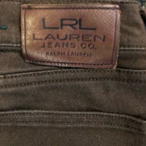 LRL LAUREN JEANS CO. Ralph Lauren Brown Classic Straight Jeans Size 4